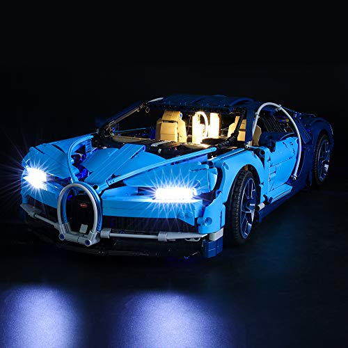 BRIKSMAX Led Beleuchtungsset für Lego Technic Bugatti Chiron, Kompatibel Mit Lego 42083 Bausteinen Modell - Ohne Lego Set