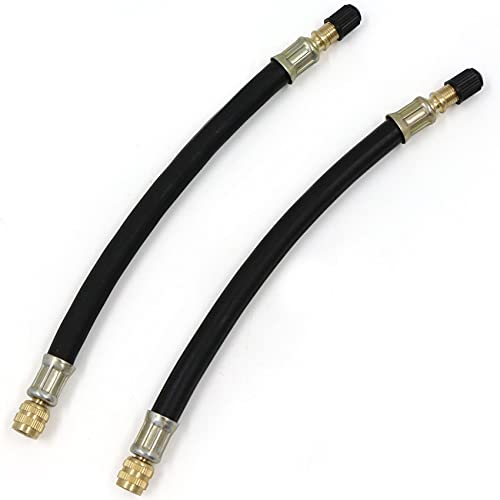 Estensione della Valvola per Pneumatici 2 Pezzi 200mm Gomma Flessibile per Auto Camion Ruota per Moto Valvola per Pneumatici Prolunga per Stelo Adattatore per Valvola per Auto Valvola per Pneumatici.