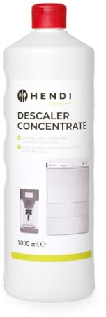HENDI Entkalker hochkonzentrat, entfernt mühelos Kalkablagerungen, für alle Geräte die Wasser verbrauchen, auf Basis von Zitronensäure und hochkonzentriert, 1000ml