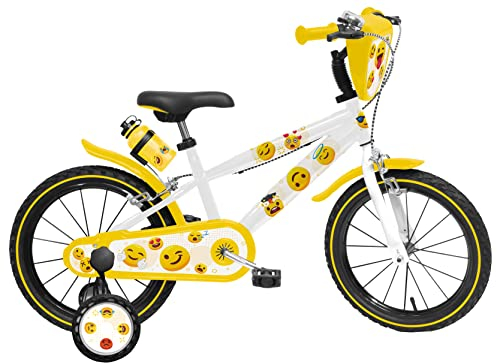 Mondo Toys - EMOTIC Fahrrad -Kinder/Mädchen – Größe 16 Zoll – Rollen und Bremse vorne/hinten – 25630