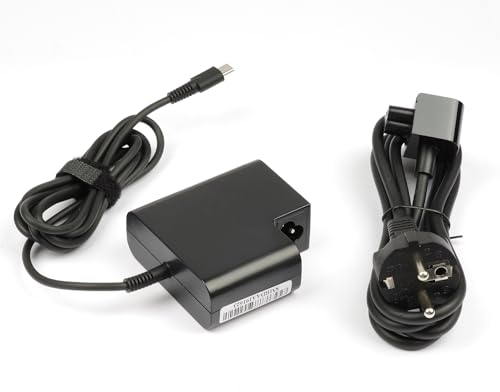 BIUBOTY 65W für HP USB-C Netzteil Spectre Elitebook X360 Elite X2 1012 G2 X7W50AA 925740-002 13-AE015DX 13-AE000 Serie Spina Schuko Ladekabel Laptop Tablets Charger Type C Tragbares Ladegerät Adapter