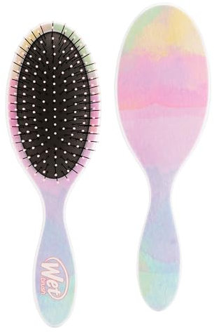 Wet Brush Original Detangler Brush - Colour Wash, Stripes - All Hair Types - Ultra-Soft IntelliFlex Bristles Glide Through Tangles with Ease - Pain-Free Comb for Men, Women, Boys and Girls