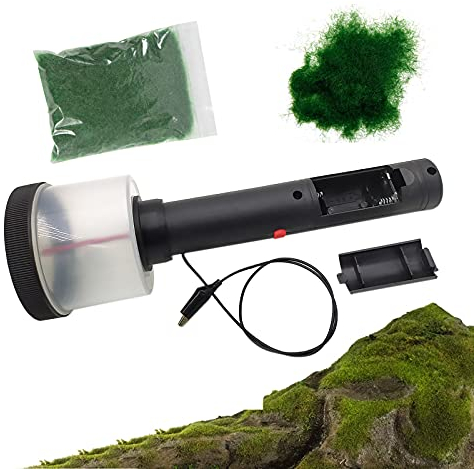 SanBouSi Static Gras Applikator ABS Grass Applicator mit Antirutschgriff für DIY Modellbau Landschaft Gras