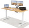 Desktronic HomePro Höhenverstellbarer Schreibtisch 180 × 80 cm – Elektrischer Schreibtisch Mit Zwei Elektrischen Motoren, Touchscreen-Steuerung und Integrierten USB-A- und USB-C-Ladeanschlüssen