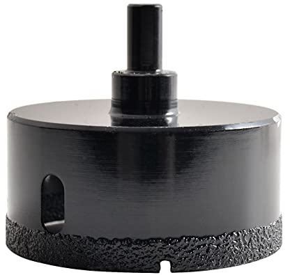 KATUR Diamond Drill Bit Brazed Core Hole Saw 75mm, Hollow Hole Cutter for Glass, Porcelain, Tile, Marble, Ceramic, Granite