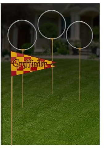 Rubie's Harry Potter Quidditch Rings and Flags Decor Lawn Décor, One Size, As Shown
