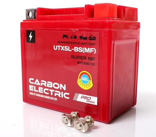 Batterie Gel Carbon Electric Akku 4-20Ah Motorrad Motorroller Quad wartungsfrei neu (5 Ah UTX5L-BS(MF))