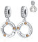 Annmors Charm 925 Sterling Silber Bead Charms Circle Best Friends with Cubic Zirconia für Europäische Armbänder und Halskette,Schmuck Geschenk für Damen Herren