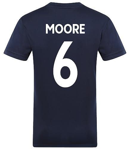 West Ham United FC Mens Moore 6 Poly T-Shirt Navy Medium