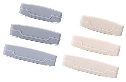 LAKYMIE 6 Stück Tubenquetscher Tubenpresse Zahnpasta Squeezer Manuelle Zahnpastaquetscher aus Kunststoff