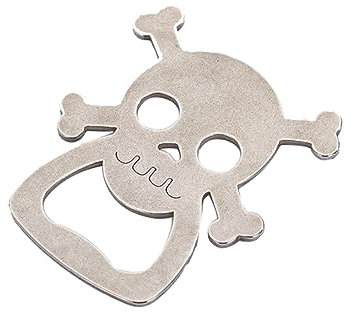 BESTonZON Skull Head Bottle Opener Creative Beer Opener for Parties Portable Handheld Lifter Safe Sturdy Design for Easy Use