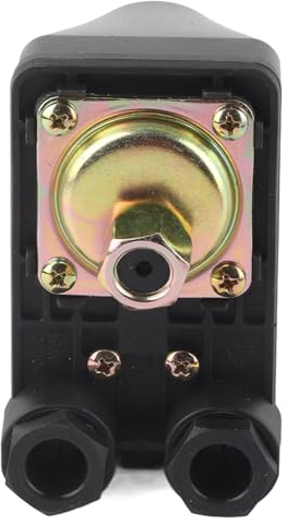 XIASABA Water Pump Control Switch Automatic Pressure Controller, Water Pump Pressure Switch for Self Priming Pumps, Garden Pumps, Black