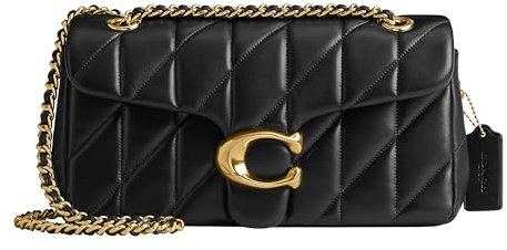 Coach Damen Gesteppte Tabby 26 mit Kette Umhängetasche, B4/Schwarz