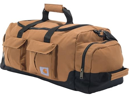 Carhartt 40 l Mehrzwecktasche, robuste Ausrüstungstasche für Baustelle, Fitnessstudio und Reisen, Seesack (Carhartt Brown), 40L, 40 l Mehrzwecktasche, robuste Ausrüstungstasche für Baustelle,