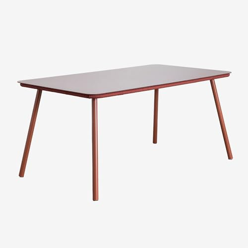 SKLUM Rechteckiger Gartentisch 160x90 cm aus Glas und Aluminium Arhiza -