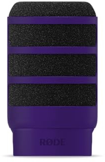 RØDE WS14 Premium Pop Filter per PodMic e PodMic USB (Viola)