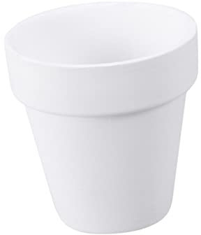 CIMAXIC Lot de 10 Petits Pots De Fleurs Dintérieur avec Trous De Drainage en Terre Cuite