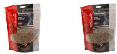 Barbecook poudre de fumage de hêtre pour fumage à froid, entièrement naturels, bois le plus utilisé pour une saveur de barbecue authentique, 230g (Lot de 2)