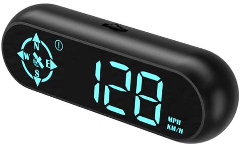AMHVMU gps tacho auto, plug-and-play installation, geschwindigkeitsmesser usb powered, auto-brightness, head up display auto,Geeignet für alle Fahrzeuge