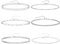 COYUN 6 Pcs Chaîne Bracelets pour Femme Bracelet Acier Inoxydable,bracelets à chaîne torsadée simples, Bracelets Ensemble Argent Bracelets