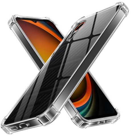 Olgary Hülle für Samsung Galaxy Xcover 7,Handyhülle Klare Stoßfeste Dünne Silikon Anti-Kratzer Transparent TPU Rückseite für Samsung Xcover 7 6.6(Durchsichtig)