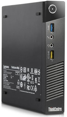 Lenovo Mini PC ordinateur de bureau ThinkCentre M93p Tiny, processeur Core i5-4570T ; Mémoire RAM 8 Go, disque SSD 240 Go, Win 11 Pro (reconditionné)