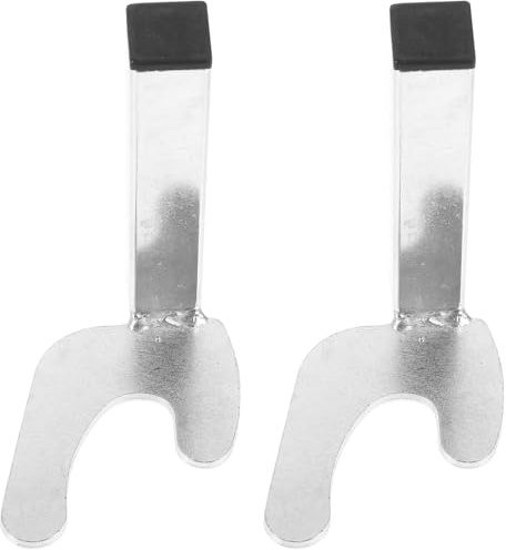 Parliky Motorradständer Hinterrad Spulenadapter aus Metall Stabile Hebevorrichtung für Reparatur und Wartung 1 Paar U förmige Hebeaufsätze