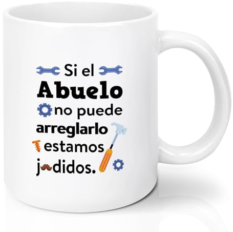 EmDryze Regalo Abuelo 11Oz Tazas Regalos Dia Del Padre Para Abuelo Regalos Para Abuelos Cumpleaños Regalo Navidad Bautizos Dia Del Padre Jubilacion San Valentin Para Abuelos