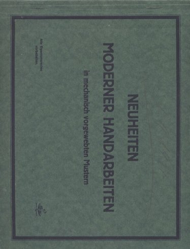 Neuheiten moderner Handarbeiten in mechanisch vorgewebten Mustern