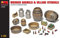 Mini Art 35550 1:35 Fûts en Bois et Accessoires - Reproduction fidèle, modèle réduit, kit Plastique, Bricolage, Loisirs créatifs, Collage, kit modèle, à Assembler, Non Peint