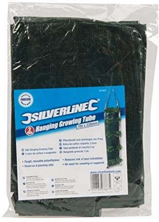 Silverline 264904 Pflanzbeutel zum Aufhängen, 2er-Pckg. 700 x 220 mm