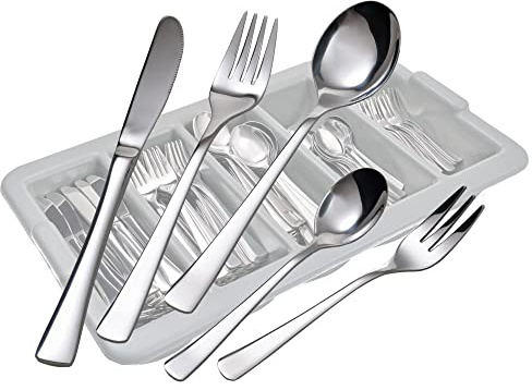 GRÄWE Besteckset inkl. Besteckkasten 60-teilig Edelstahl, Serie WÜRZBURG