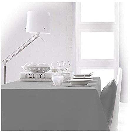 Today 256414 Nappe Polyester Zinc/Gris 150 x 250 cm