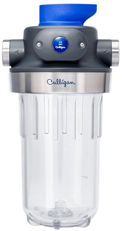 Culligan WH-HD200-C Système de filtre à eau pour toute la maison Entrée/sortie 2,5 cm – Améliore le goût de l'eau du robinet, élimine les sédiments, protège les appareils électroménagers