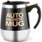 Tasse Magnétique Automatique Tasse de Mélange en Acier Inoxydable Mug à Café / Thé / Chocolat Chaude Bon pour Santé