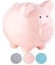 Pearhead Piggy Bank, Ceramic, Pink, One Size