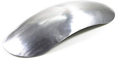 Garde-boue avant universel non peint pour moto Honda Yamaha Kawasaki Suzuki BMW Custom Argenté
