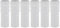 Beaupretty Weiße Kerze Licht Buchse Abdeckungen 6Pcs Metall Kerze Ärmeln Leuchter Basis E14 Kronleuchter Buchse Abdeckungen für Hochzeit Ostern Geburtstag Partei Liefert 25X80mm