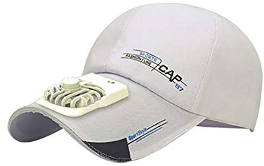Summer Electric Fan Peak Cap Outdoor Leisure Travel Sun Protection Breathable Fan Cap Suitable for Fishing Leisure Golf