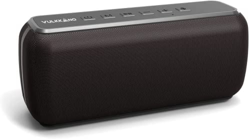 VULKKANO Blast XL - Altavoz Bluetooth Potente Grande 60W - Altavoz inalambrico Portatil con Bluetooth 5.0, 20H de Batería, Tecnologia TWS, USB-C, Carga Rapida, AUX