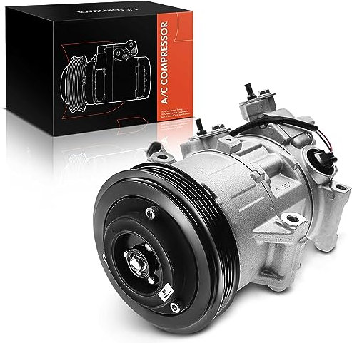Frankberg Compresor de aire acondicionado con embrague Gasolina Compatible con Vios/Yaris Sedán ZSP9 NCP9 1.5 2007-2019 Yaris P9 1.5 2005-2014 Replace# 7L6820803Dincl. aceite premezclado