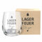 4you Design Windlicht Outdoor – Lagerfeuer to go Kerze in Geschenkbox – Geschenk Ostern, Geburtstag für Männer & Frauen – Camping Gadget für Camper Freunde – Glas inkl. Teelicht