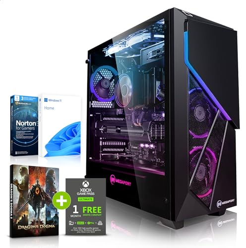 Megaport Gaming PC AMD Ryzen 5 7500F • Windows 11 • GeForce RTX4060Ti 8GB • 32GB DDR5 • 1000GB M.2 SSD • Gamer pc Computer Gaming rechner