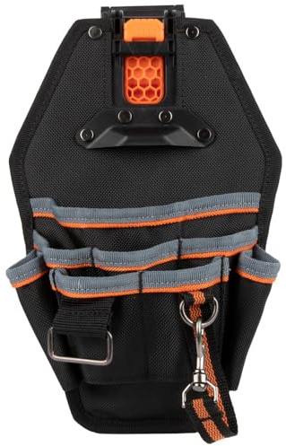 Klein Tools 55832MB MODbox Tool Pouch, 8-Pocket Electrician Bag, Quick Attach and Release for Tool Belts and MODBox Rail System