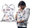Liuer Porte-bébé Ergonomique Avant et Arrière Pour Nourrissons - Réglable, Randonnée, Coton Léger et Respirant - Pour Nouveaux Nés Et Bébés de 3,5 à 15 kg (Blanc)