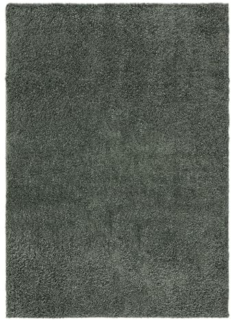 benuta Basic Hochflorteppich Soho - hellgrun 133x190 cm - Kuschelig Weicher Teppich im Minimalistischen Look - Pflegeleicht - Fußbodenheizung Geeignet