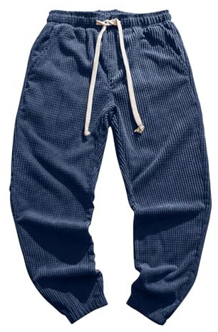 Pantalon Homme Velours Cotelé Pantalons Sport Homme Baggy Casual Chic Pantalon Homme Taille Elastique Pantalon De Travail Homme avec Poche Pantalon Cargo Homme Jogging Pantalon Randonnée Outdoor