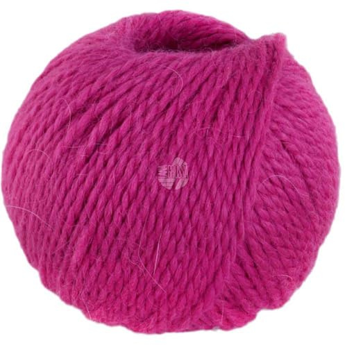 LANA GROSSA Natural Lama Chunky | Voluminöses Garn aus feinen Baby-Lama Fasern | Handstrickgarn aus 100% Lama (Baby) | 50g Wolle zum Stricken & Häkeln | 70m Garn FB3