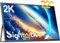 22 2.5K Portable Monitor, 100% sRGB 2560 x 1440 Portable Screen, HDR Portable Gaming Monitor, Ultra-Narrow Bezel Design, Kickstand & Compatible with VESA, Portable Monitor for Laptop/PC/Xbox