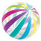 Maxi Ballon de Plage Gonflable Fun et Colore diametre geant XXL 107 cm - Jeu d'eau, Piscine - Set Balle de Jeu Jumbo avec Carte